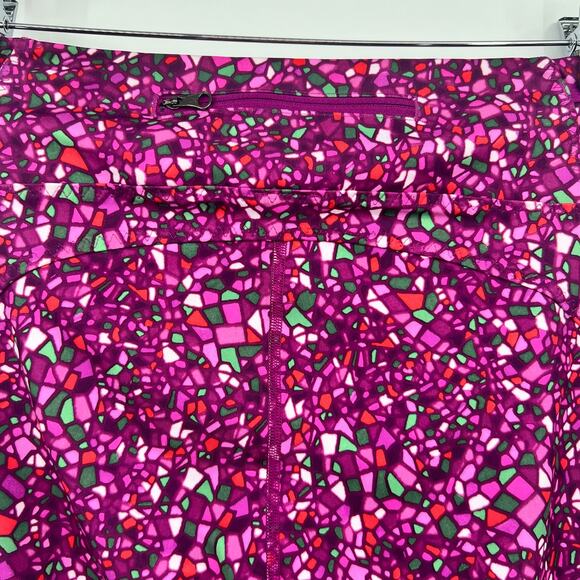 Lululemon Real Quick Crop Paradise Camo Multi Regal Plum Capri Leggings gym 6 - Picture 2 of 8